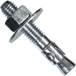 Item 768006, Power Fasteners Power Stud anchor . Steel/zinc-plated.