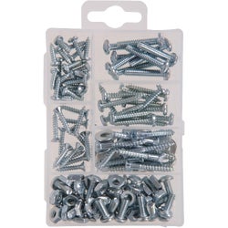 Item 768771, 150-piece kit includes: 24 each 6x1/2" Phillips/slotted pan head tapping 
