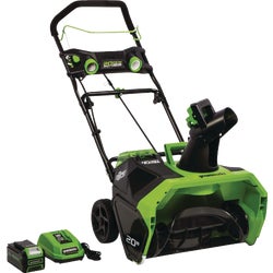 Item 768901, Powered by Greenwork's 40-Volt lithium-ion battery system, the Greenworks 