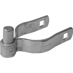 Item 769969, Gate hinge clamp for chain link fencing.