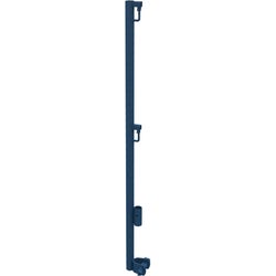 Item 770263, MetalTech guard rail post with support is built with a rugged steel tube 