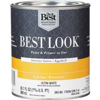 HW34W0800-14 Best Look Latex Paint & Primer In One Eggshell Interior Wall Paint