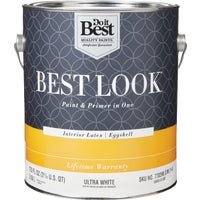 HW34W0800-16 Best Look Latex Paint & Primer In One Eggshell Interior Wall Paint