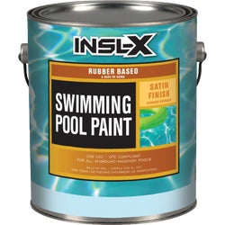 Item 770531, Insl-X RP Series pool paint is a rubber base coating for all new or old 