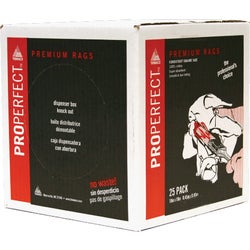 Item 770590, Trimaco's ProPerfect Premium Rags are designed to be the perfect size for 