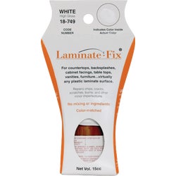 Item 770637, High Gloss Laminate-Fix, White; Fills and repairs nicks, chips, scratches, 
