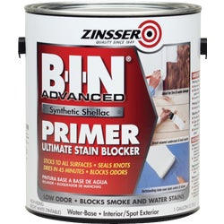 Item 770659, Synthetic shellac, pigmented primer ideal for sealing wood that has been 