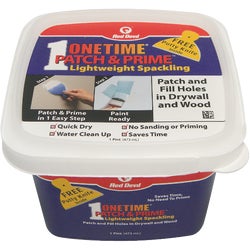 Item 770661, Onetime Patch &amp; Prime Spackling is a lightweight wall repair compound 
