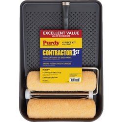 Item 770771, Contractor 1st paint kit can be used with all latex and oil based paints.