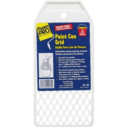 Item 770996, Solvent proof plastic paint roller grid eliminates messy pouring of paint.