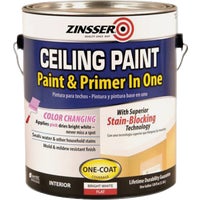 260967 Zinsser Latex Paint & Primer In One Stainblock Flat Ceiling Paint