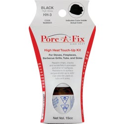 Item 771112, High Heat Gloss Black Porc-A-Fix, Porcelain Touch-Up Glaze.
