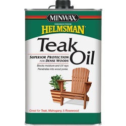 Item 771141, Teak oil finish is a deep penetrating oil specifically formulated for dense