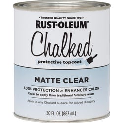 Item 771263, Rust-Oleum Chalked Clear Protective Topcoat enhances any Chalked Ultra 