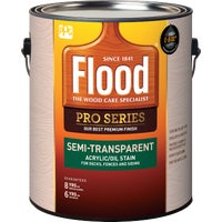 FLD812/01 Flood Pro Series Acrylic/Oil Semi-Transparent Deck, Fence And Siding Exterior Stain