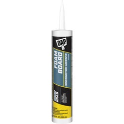 Item 771836, DAP Foamboard construction adhesive is specifically formulated for 
