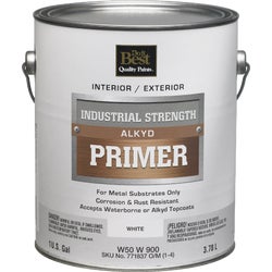 Item 771837, An interior/exterior, corrosion-resistant, alkyd (oil-based) primer for 