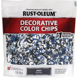 Item 771972, Rust-Oleum Decorative Color Chips is a special blend of vinyl chips 