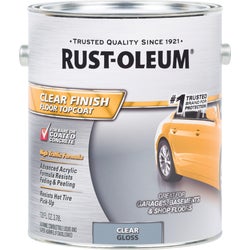 Item 772020, Rust-Oleum Clear Finish Floor Topcoat is a ready-to-use interior/exterior 