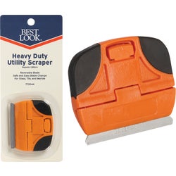 Item 772044, The heavy duty, mini utility scraper utilizes the full thickness, butterfly