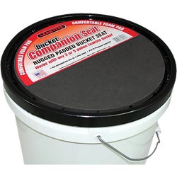 Item 772120, Leaktite Rugged Padded lids transform most 3.5 and 5 Gal.