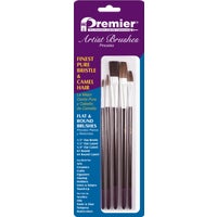 AR10105 Premier 5-Piece Bristle & Camel Hair Artist Brushes