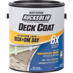 Item 772401, Transform your Deck in One Day with RockSolid 6X Deck Coat.