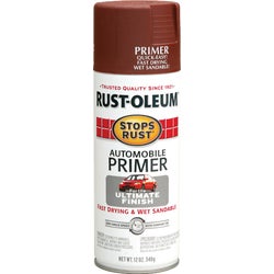 Item 773565, Rust-Oleum Stops Rust Automotive Primer Spray has a fast-drying, rust-