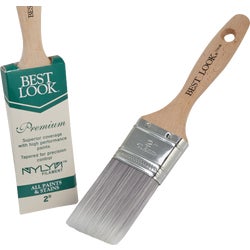 Item 774146, Professional quality paint brush features premium beechwood handle, 
