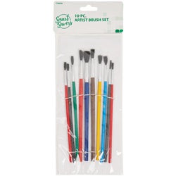 Item 776056, Artist brush. Bristle Material: Polyester. Assorted - 1/8 In. To 1/4 In.