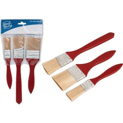 Item 776072, Paint brush set. Set contains: 1 In. flat, 1-1/2 In. flat, and a 2 In.