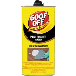Item 776332, Paint splatter remover removes dried latex and oil based paint and 