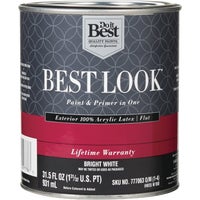 HW35W0950-14 Best Look 100% Acrylic Latex Paint & Primer In One Flat Exterior House Paint