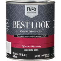 HW35W0850-14 Best Look 100% Acrylic Latex Paint & Primer In One Flat Exterior House Paint