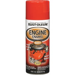Item 780030, Rust-Oleum engine enamel creates a smooth finish and is formulated for use 