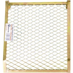 Item 780199, The sturdy rust-resistant, plated grid is pre-bent to secure the grid to 