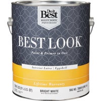 HW34W0726-16 Best Look Latex Paint & Primer In One Eggshell Interior Wall Paint