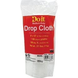 Item 781443, Safeguard your furniture and floors against paint spills with Do it drop 