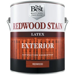 Item 782380, Exterior latex redwood stain is a good quality stain designed to protect, 