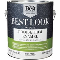 HW48W0763-16 Best Look Alkyd/Oil Base Semi-Gloss Door & Trim Enamel Interior Wall Paint