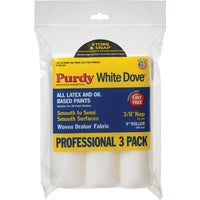 14B863000 Purdy White Dove 3-Pack Woven Fabric Roller Cover