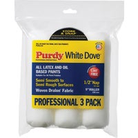 140864000 Purdy White Dove 3-Pack Woven Fabric Roller Cover