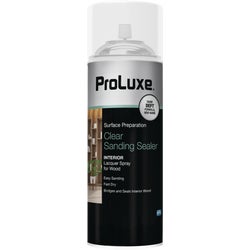 Item 783255, ProLuxe lacquer sanding sealer dries crystal clear in 30 minutes, ready for