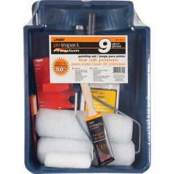 Item 784160, This 9-Piece professional paint tray set features a paint tray, 9 In.