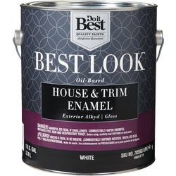 Item 785563, A top-quality alkyd paint for exterior wood or metal surfaces.