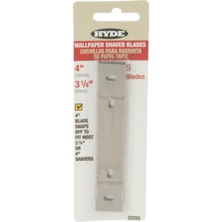 Item 787819, Versatile 4 In. replacement shaver blades also snap off to fit 3-1/4 In.