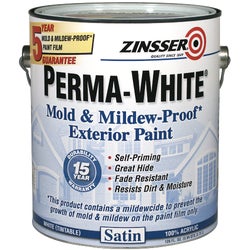 Item 787868, Perma-White is a high-performance water-based exterior house paint that 