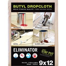 Item 788115, Trimaco's Eliminator Butyl Drop Cloth is the toughest, roughest most 