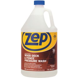 Item 788887, Zep Wood Deck &amp; Fence Pressure Wash Concentrate cleans dirt and stains 