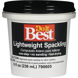 Item 790605, An acrylic spackling compound for general resurfacing and repair uses.